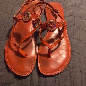 Tory Burch orange sandals